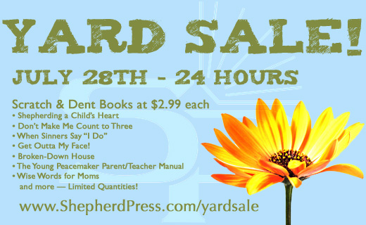 Shepherd Press Yard Sale
